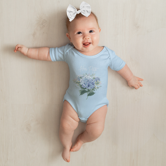 Pétite Bloom Infant Baby Girl Rib Bodysuit 6M-18M