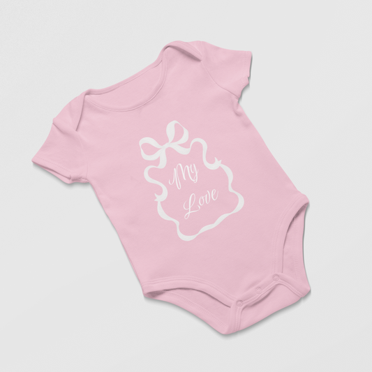 My Love Infant Baby Girl Bodysuit 6M-18M