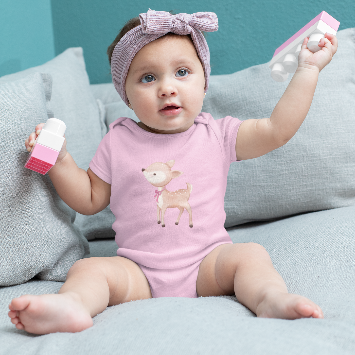 Blushberry Infant Baby Girl Bodysuit 6M-18M