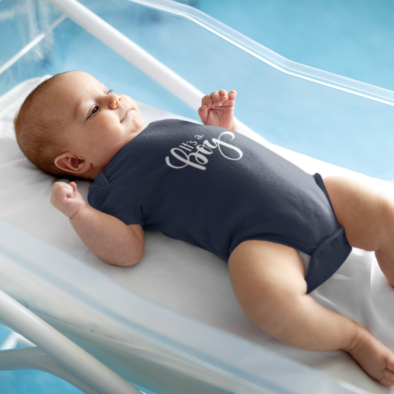 Homm Infant Baby Boy Bodysuit NB-6M