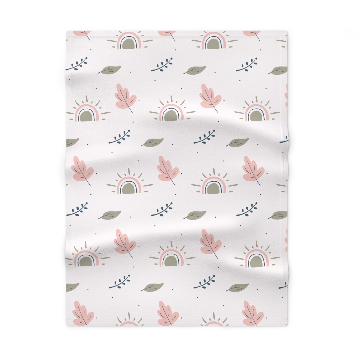 Peachleaf Soft Fleece Baby Blanket 30"x40"