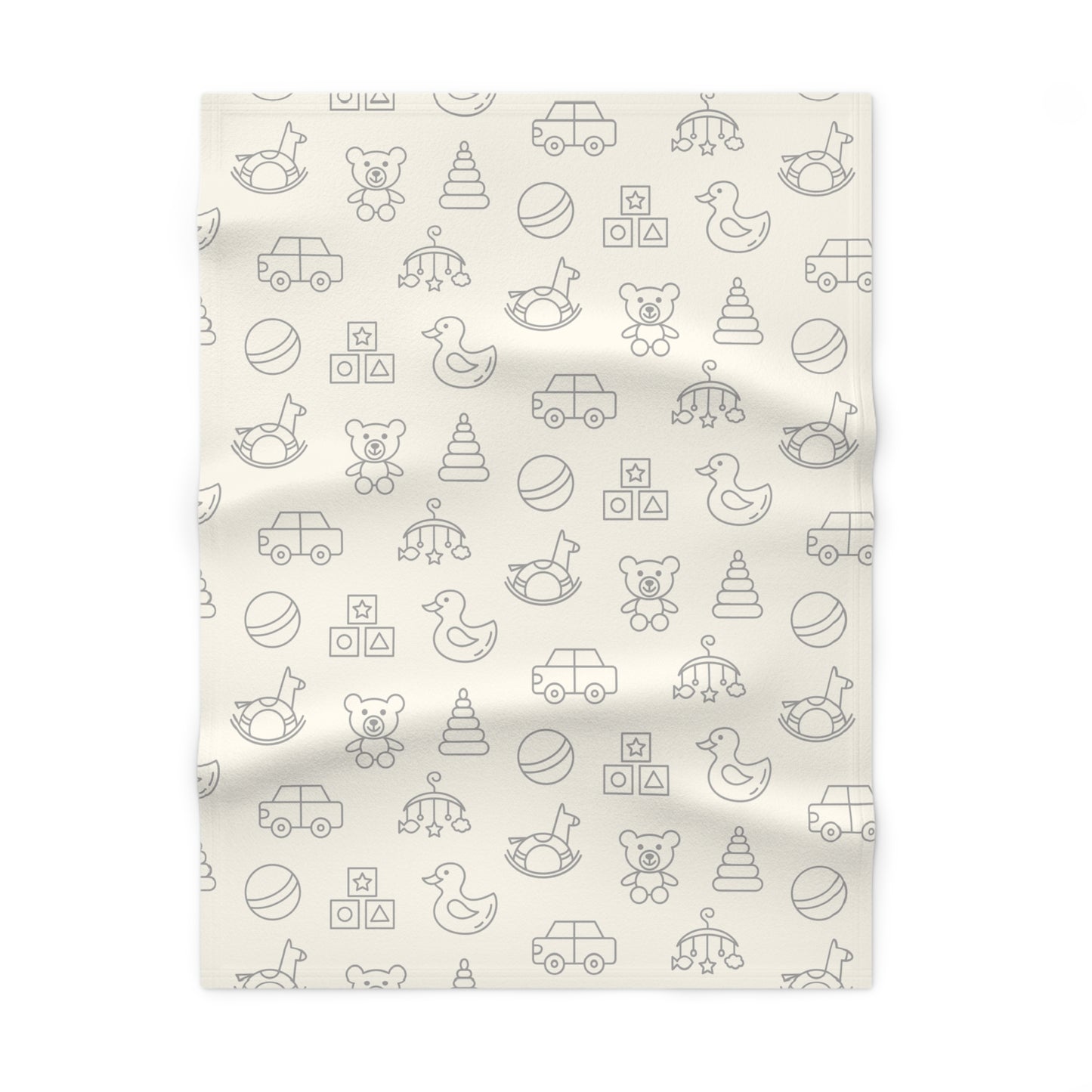 Tiny Toys Soft Fleece Baby Blanket 30"x40"