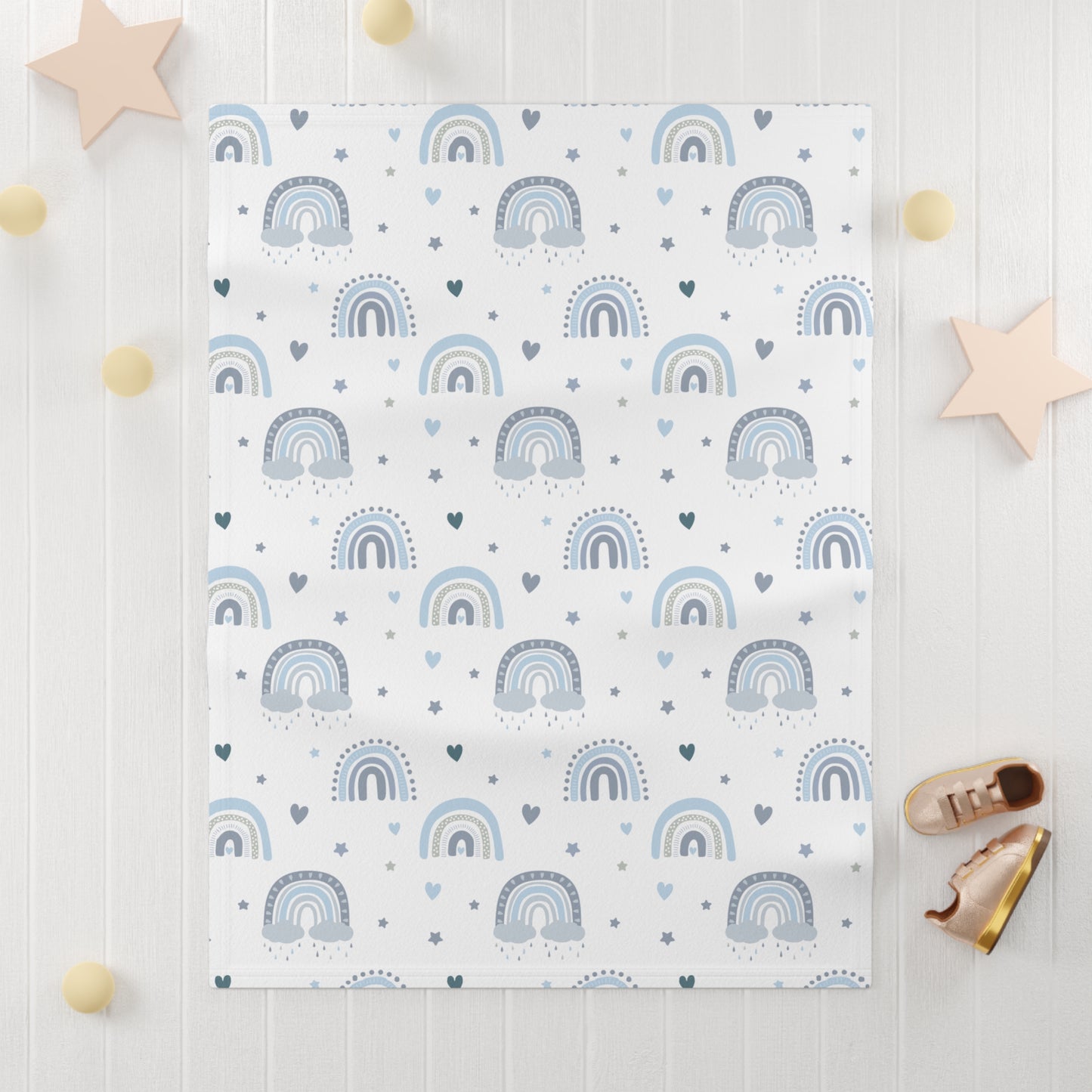 Starlit Soft Fleece Baby Blanket 30"x40"