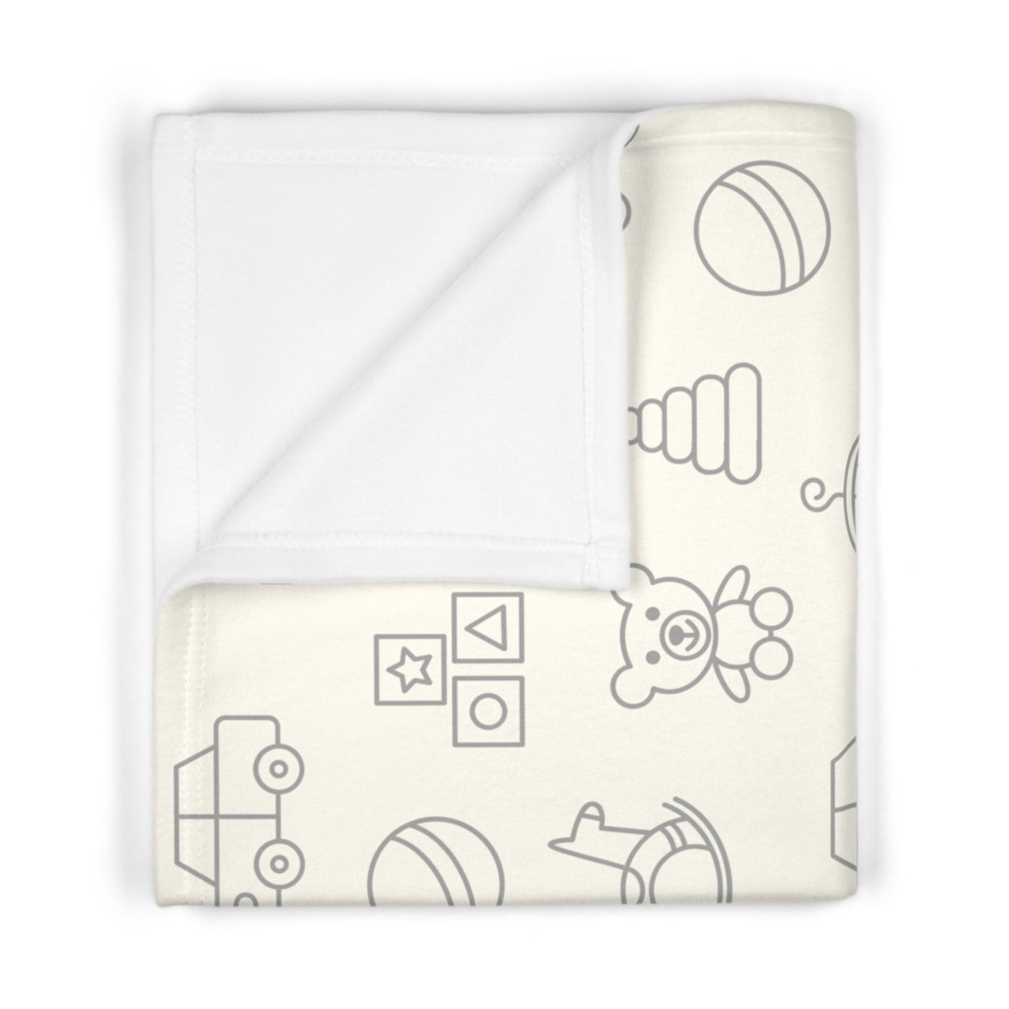 Tiny Toys Soft Fleece Baby Blanket 30"x40"