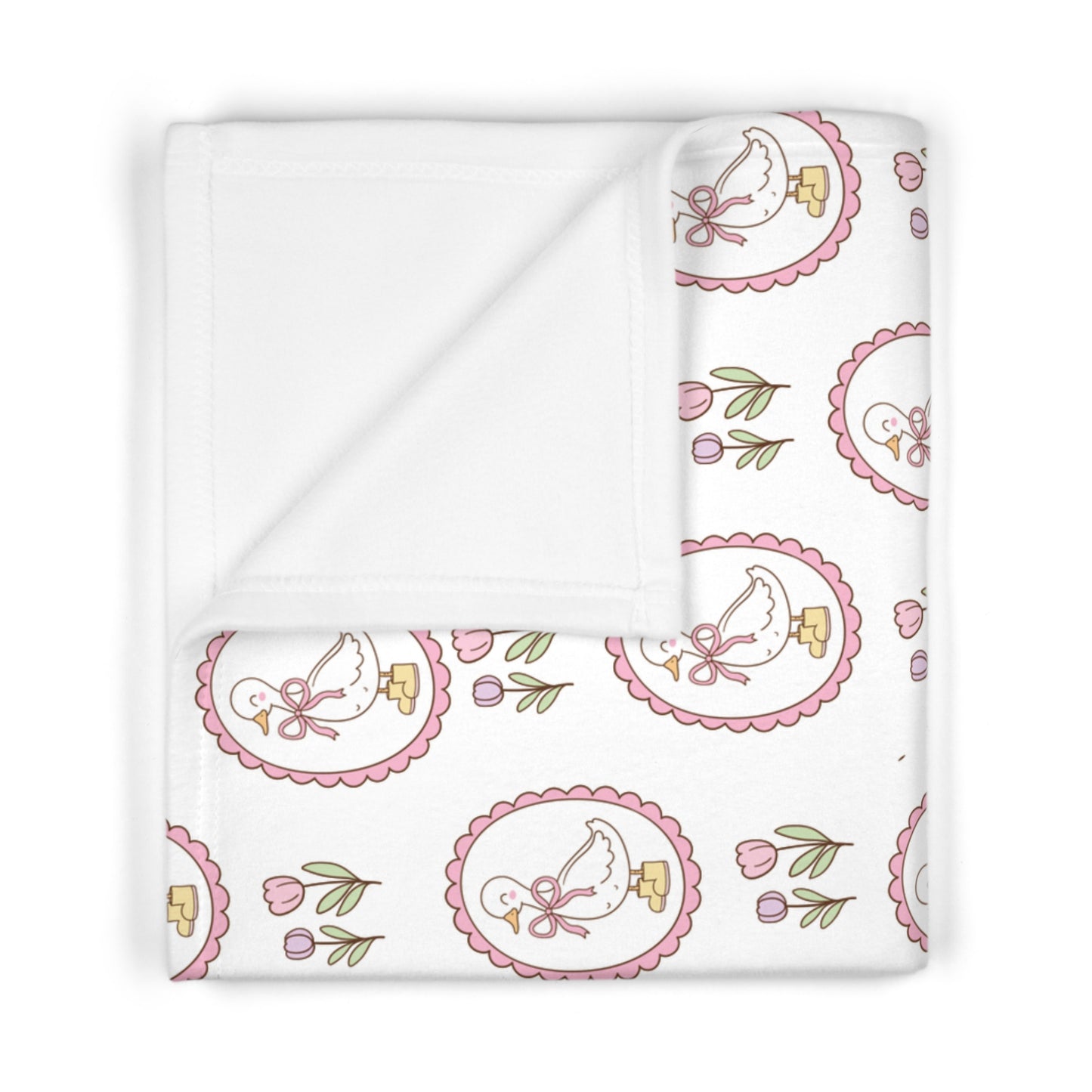 Nora Soft Fleece Baby Blanket 30"x40"