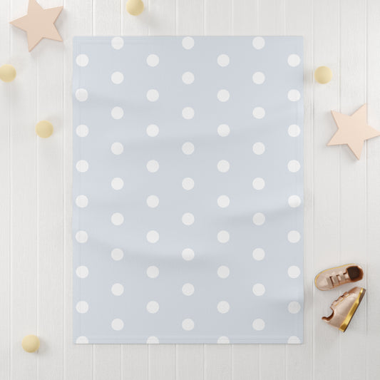 Polkadot Soft Fleece Baby Blanket 30"x40"