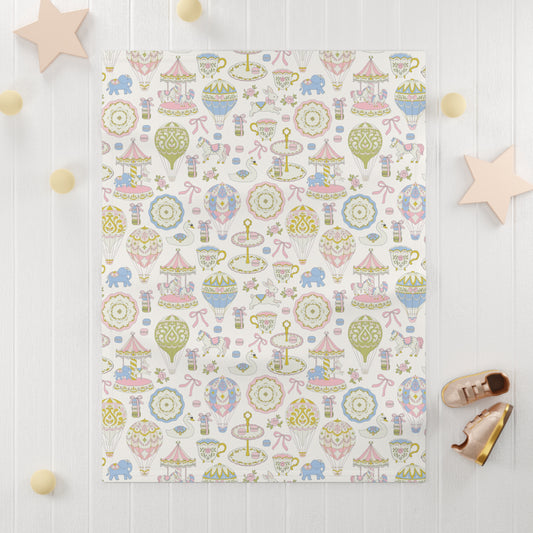Dreamland Soft Fleece Baby Blanket 30"x40"