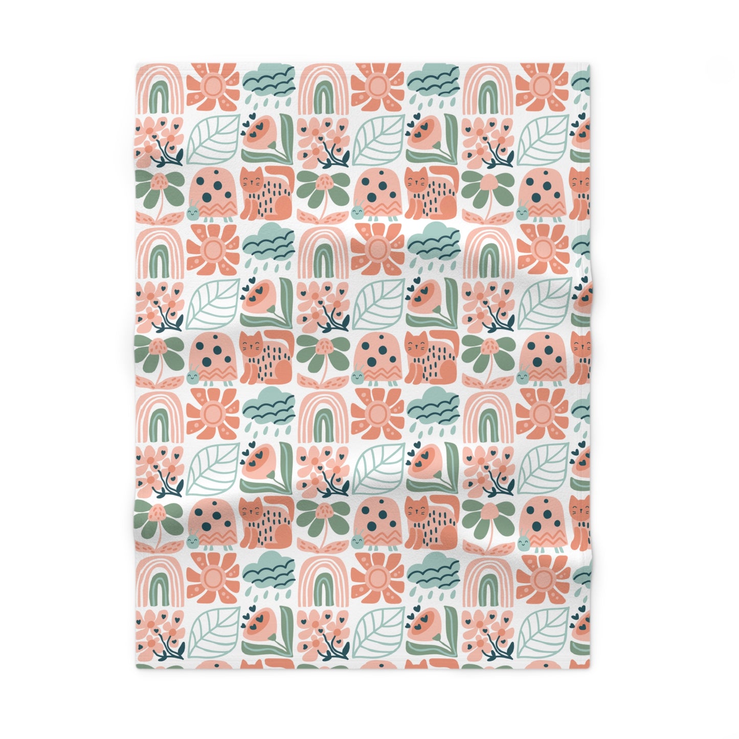 Playful Soft Fleece Baby Blanket 30"x40"