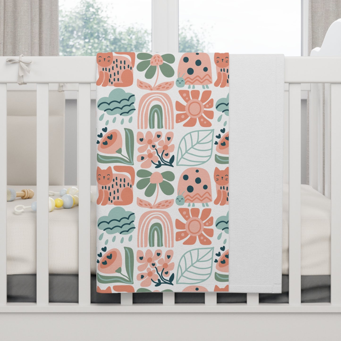 Playful Soft Fleece Baby Blanket 30"x40"