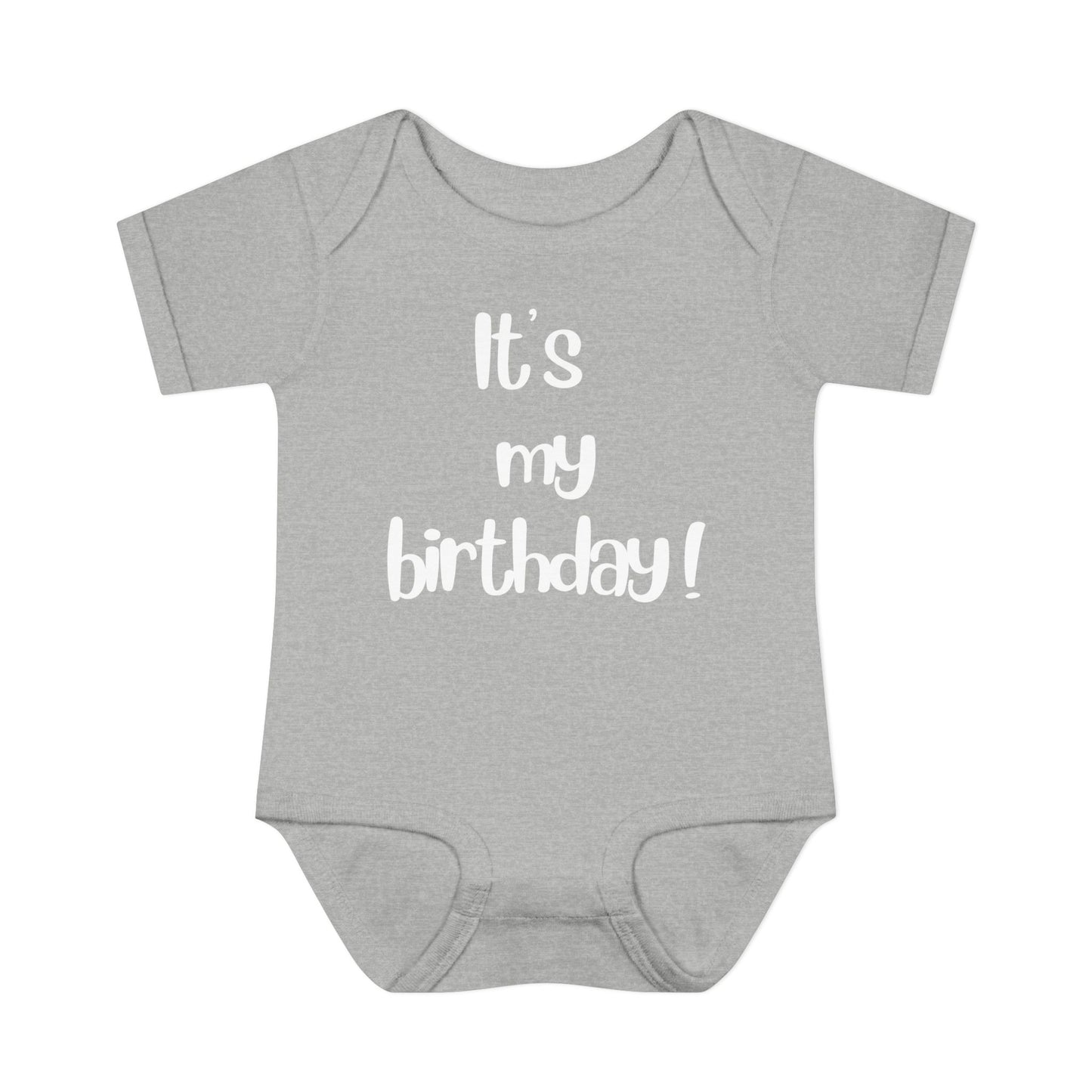My Birthday Infant Baby Boy Bodysuit 6M-18M