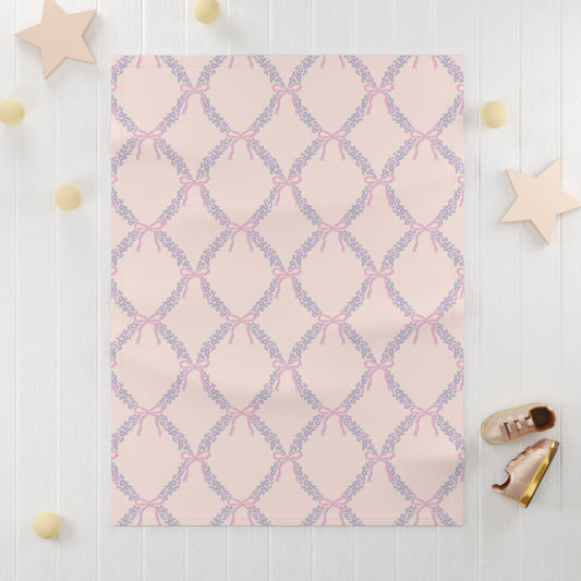 Sweetheart Soft Fleece Baby Blanket 30"x40"