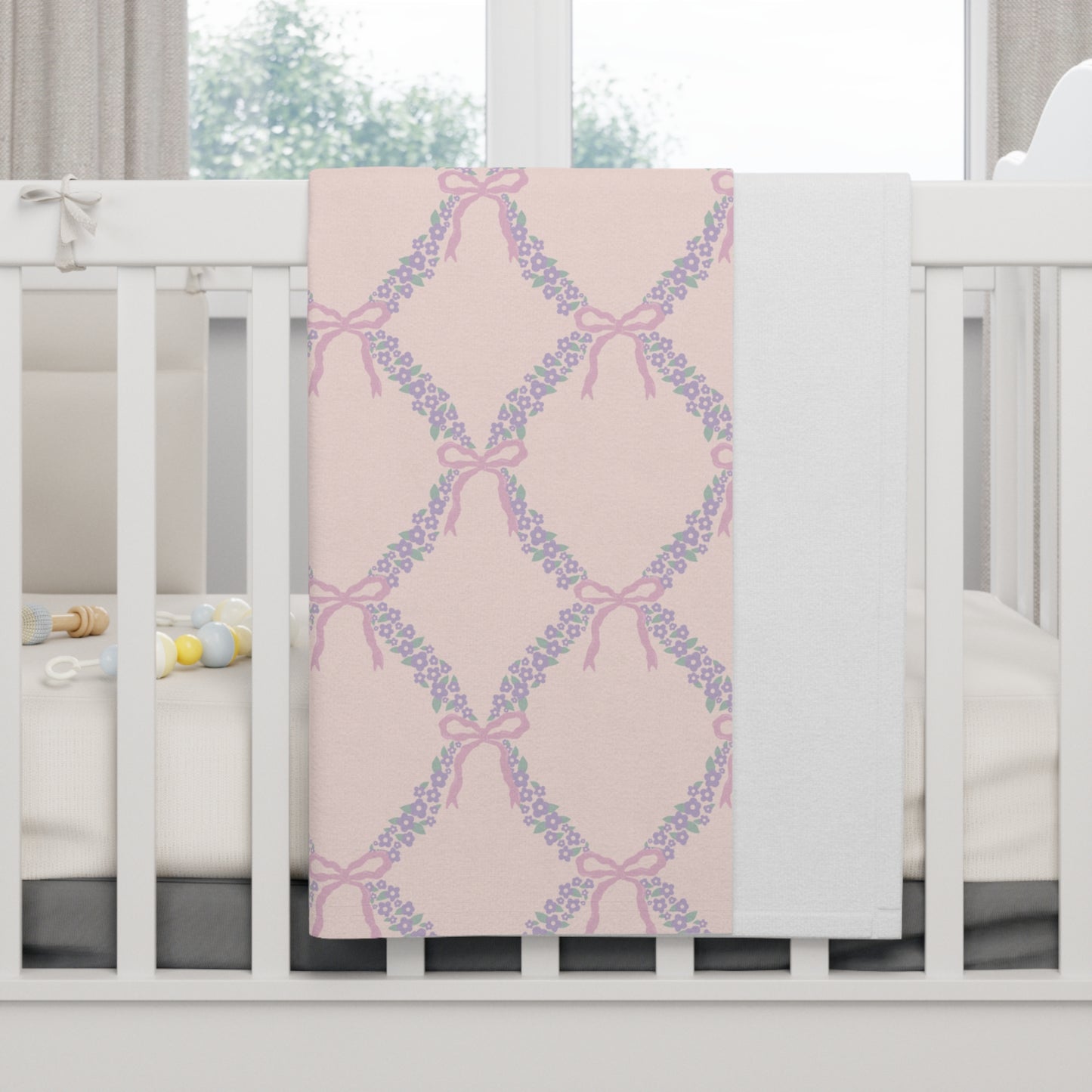 Sweetheart Soft Fleece Baby Blanket 30"x40"