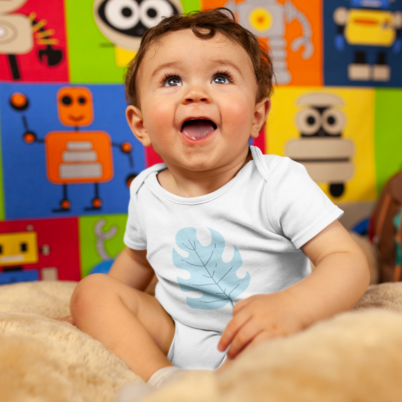 Fernie Infant Baby Boy Bodysuit 6M-18M