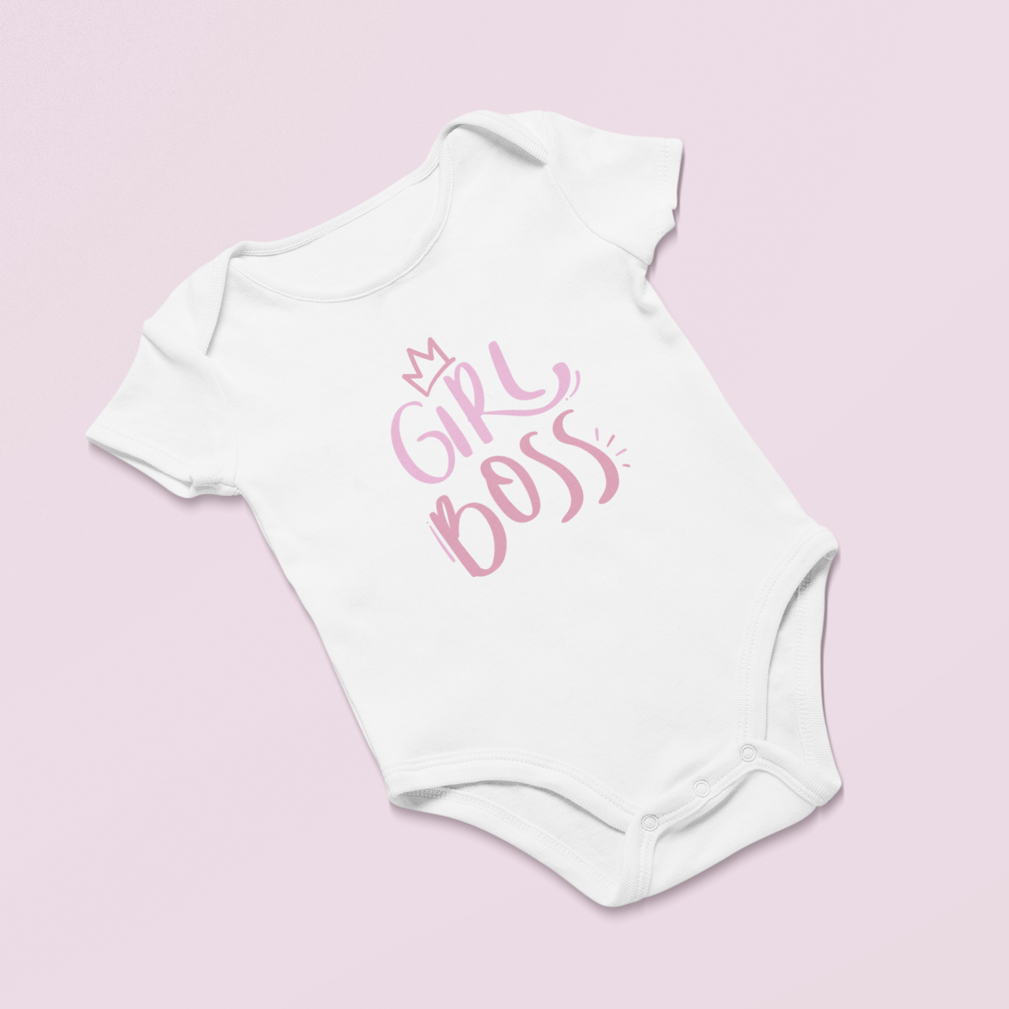 Girl Boss Infant Baby Girl Bodysuit 6M-18M