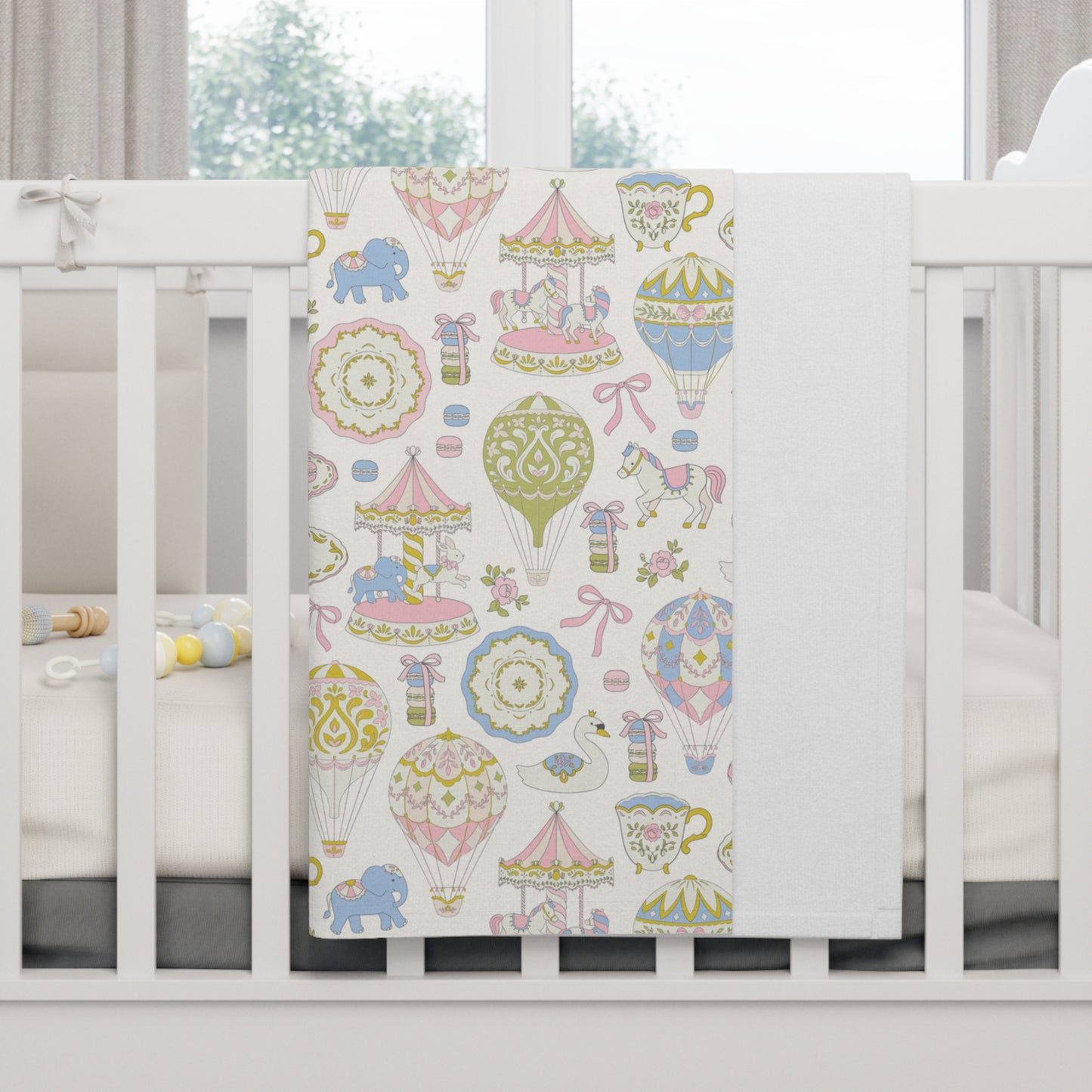 Dreamland Soft Fleece Baby Blanket 30"x40"