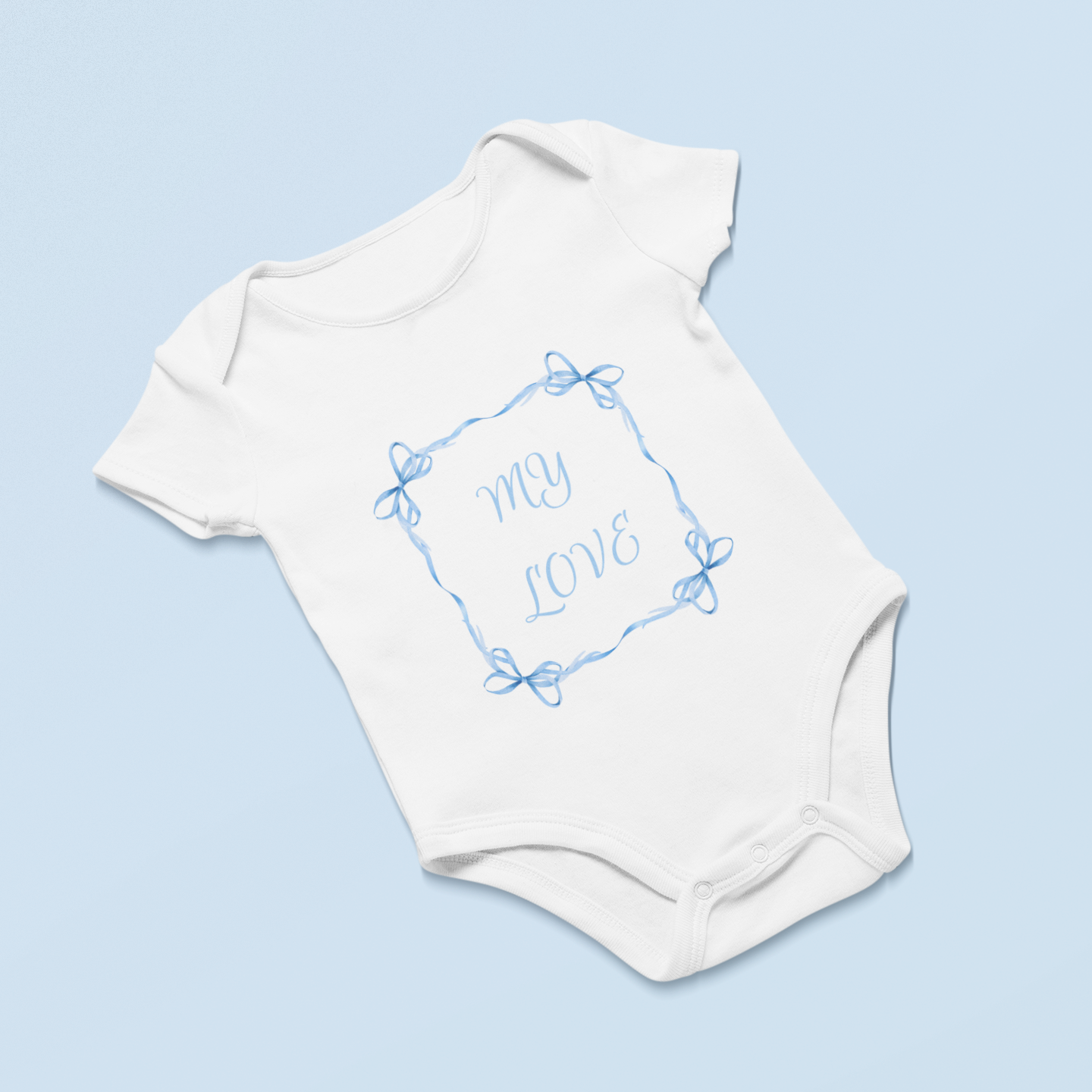 Timeless Love Infant Baby Girl Rib Bodysuit NB-12M