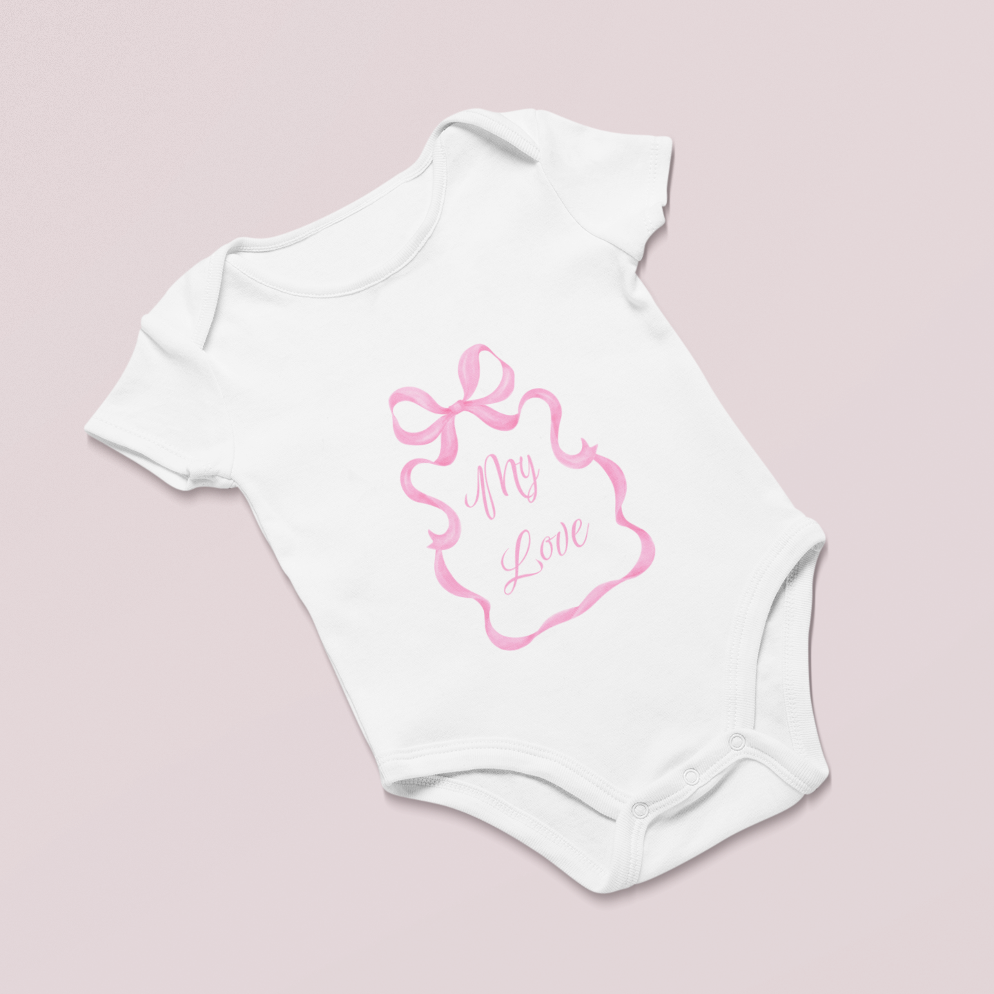 My Love Infant Baby Girl Bodysuit 6M-18M