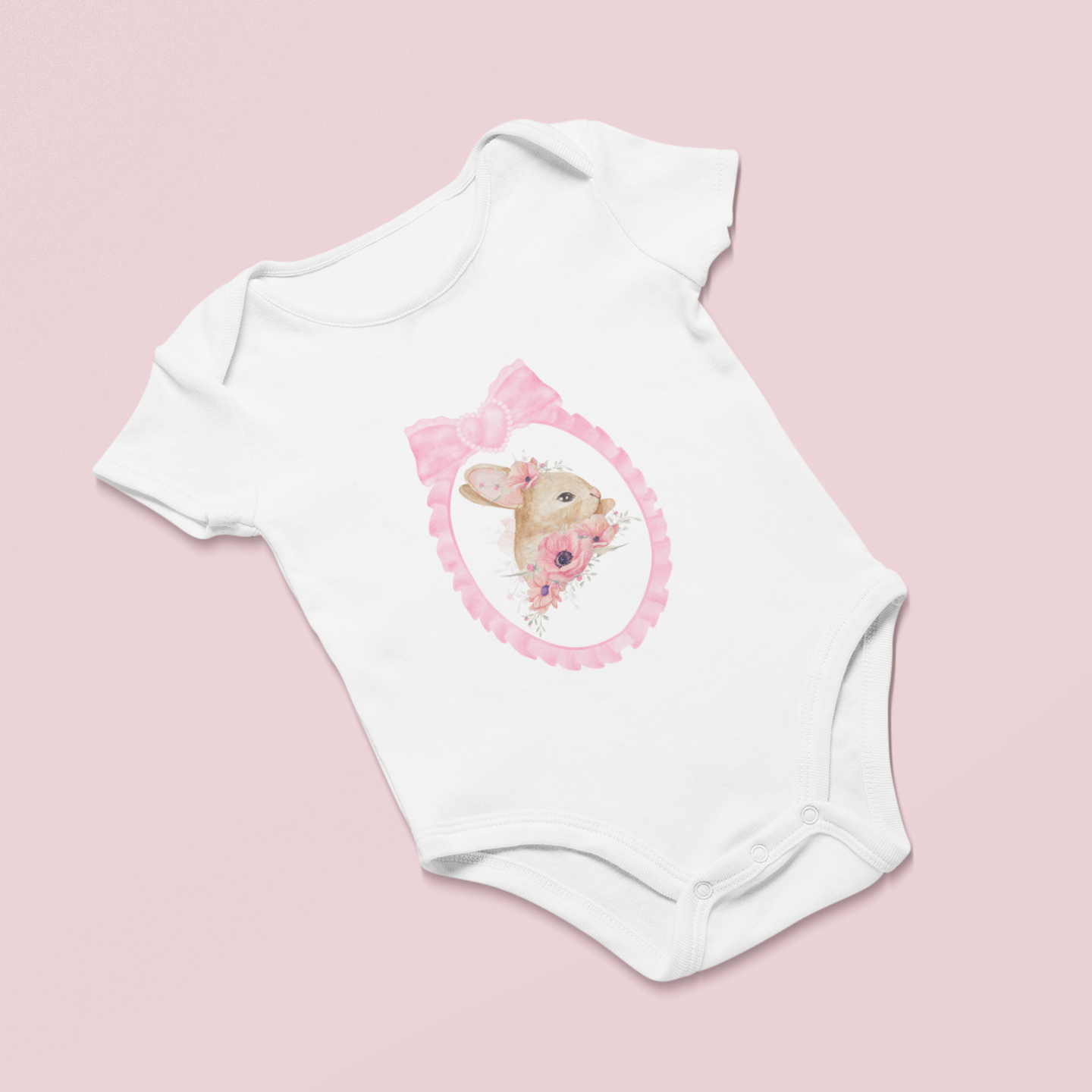 Tiny Fairytale Infant Baby Girl Rib Bodysuit 6M-18M