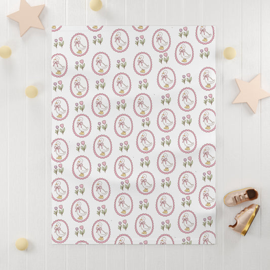 Nora Soft Fleece Baby Blanket 30"x40"
