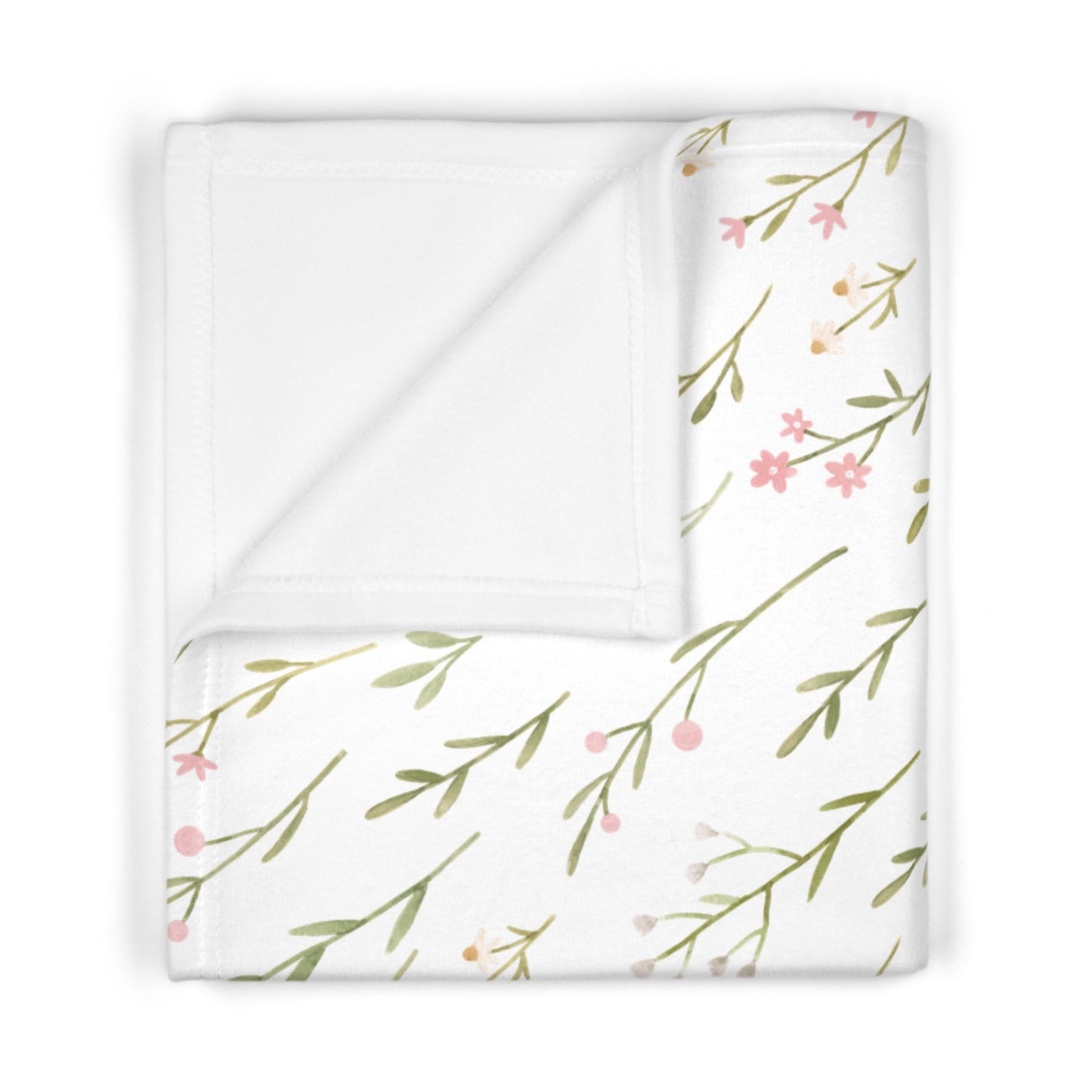 Bloomspell Soft Fleece Baby Blanket 30"x40"