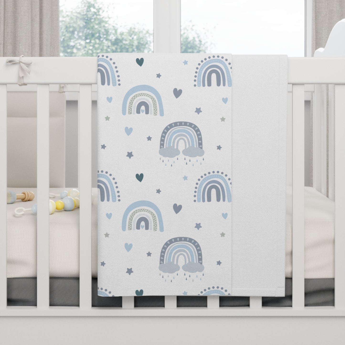 Starlit Soft Fleece Baby Blanket 30"x40"