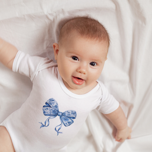 Little Duchess Infant Baby Girl Rib Bodysuit NB-12M