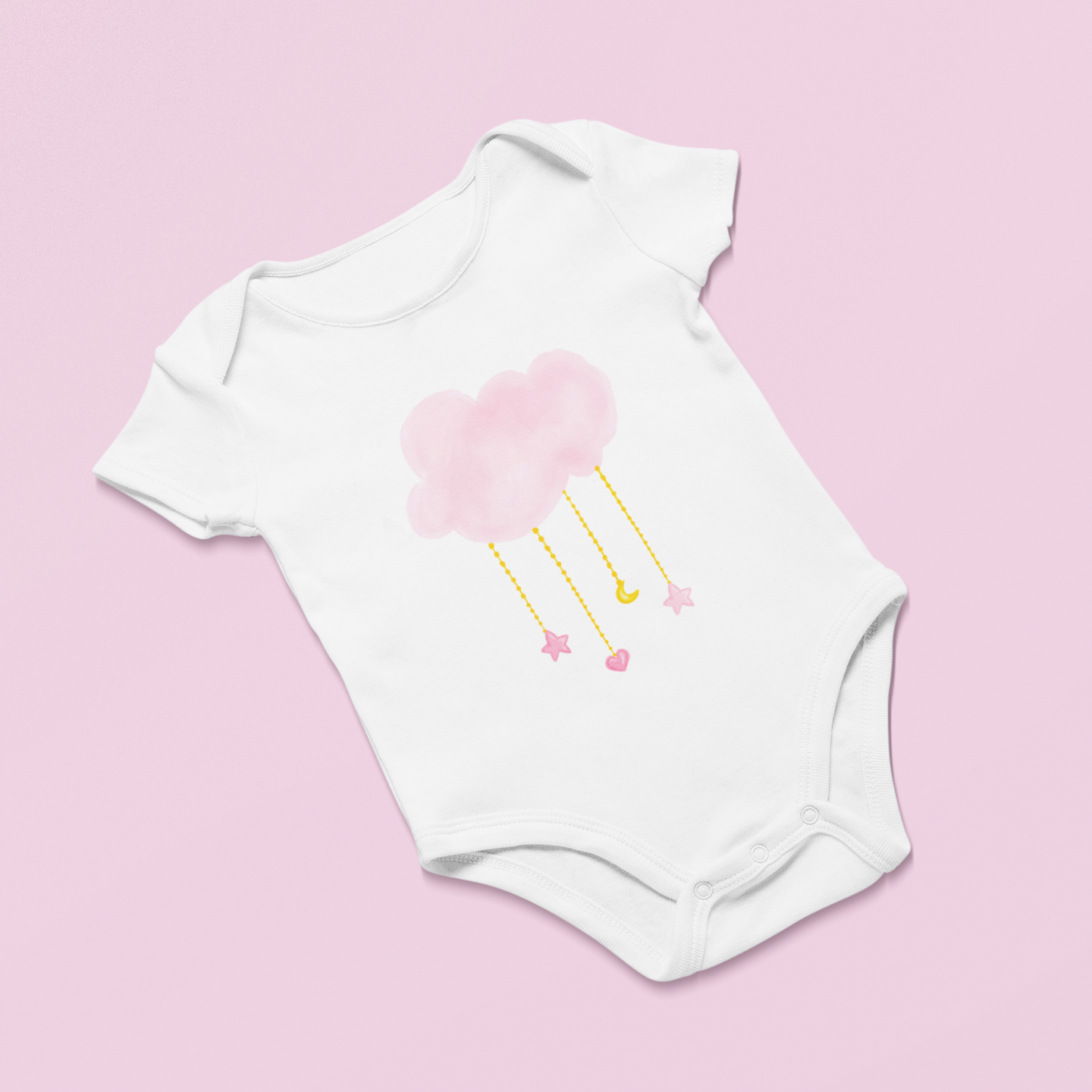 Cotton Candy Infant Baby Girl Bodysuit NB-18M