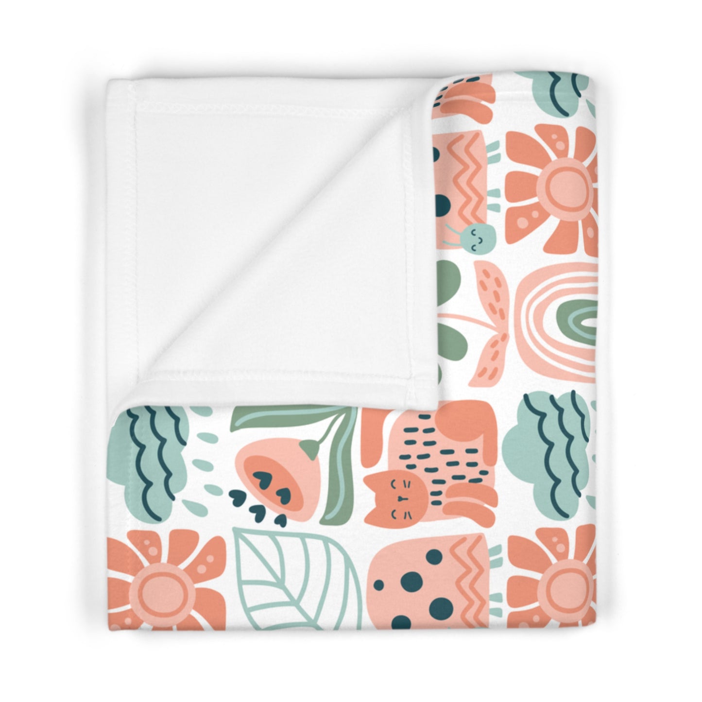 Playful Soft Fleece Baby Blanket 30"x40"