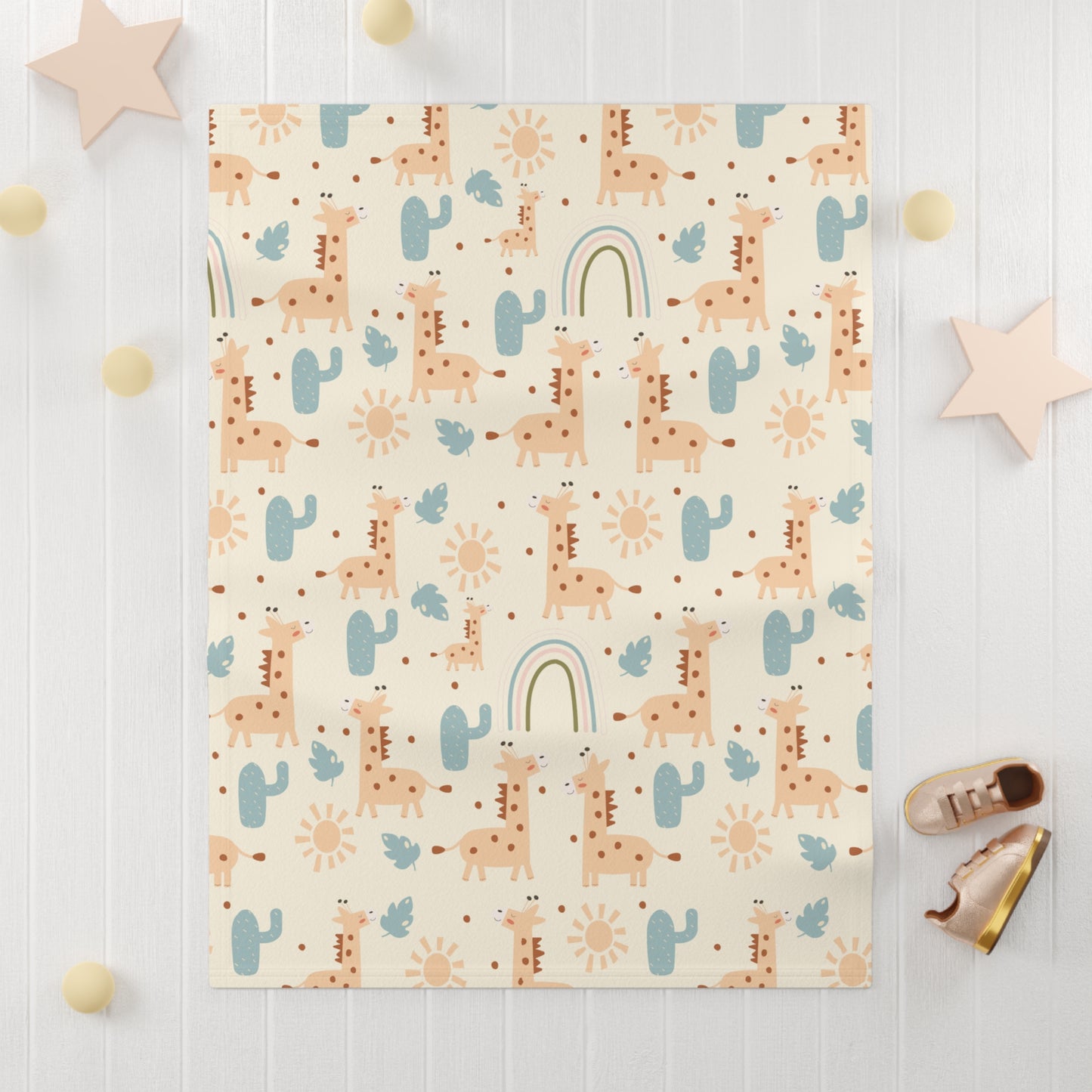 Happy Herd Soft Fleece Baby Blanket 30"x40"