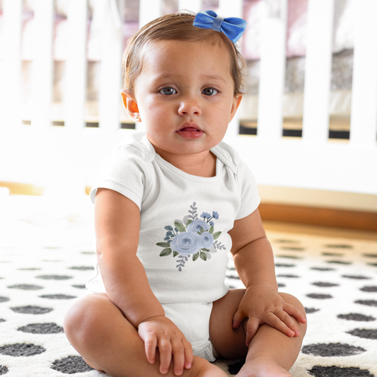 Elan Bleu Infant Baby Girl Bodysuit NB-18M
