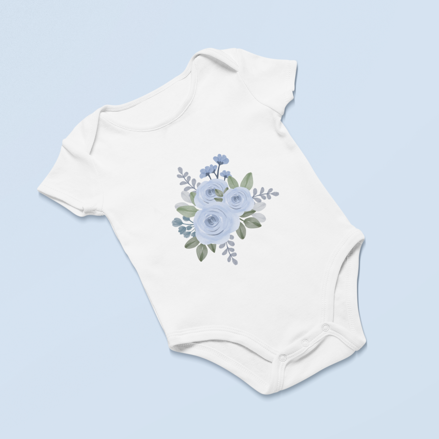 Elan Bleu Infant Baby Girl Bodysuit NB-18M