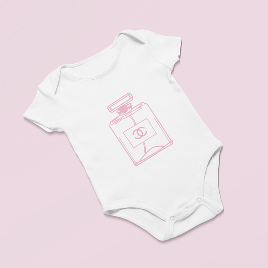 Glam Infant Baby Girl Rib Bodysuit NB-18M