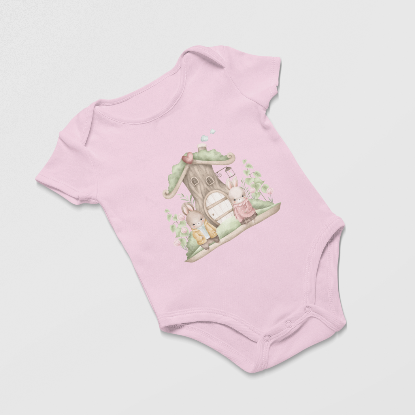 Dewkissed Petals Infant Baby Girl Rib Bodysuit 6M-18M