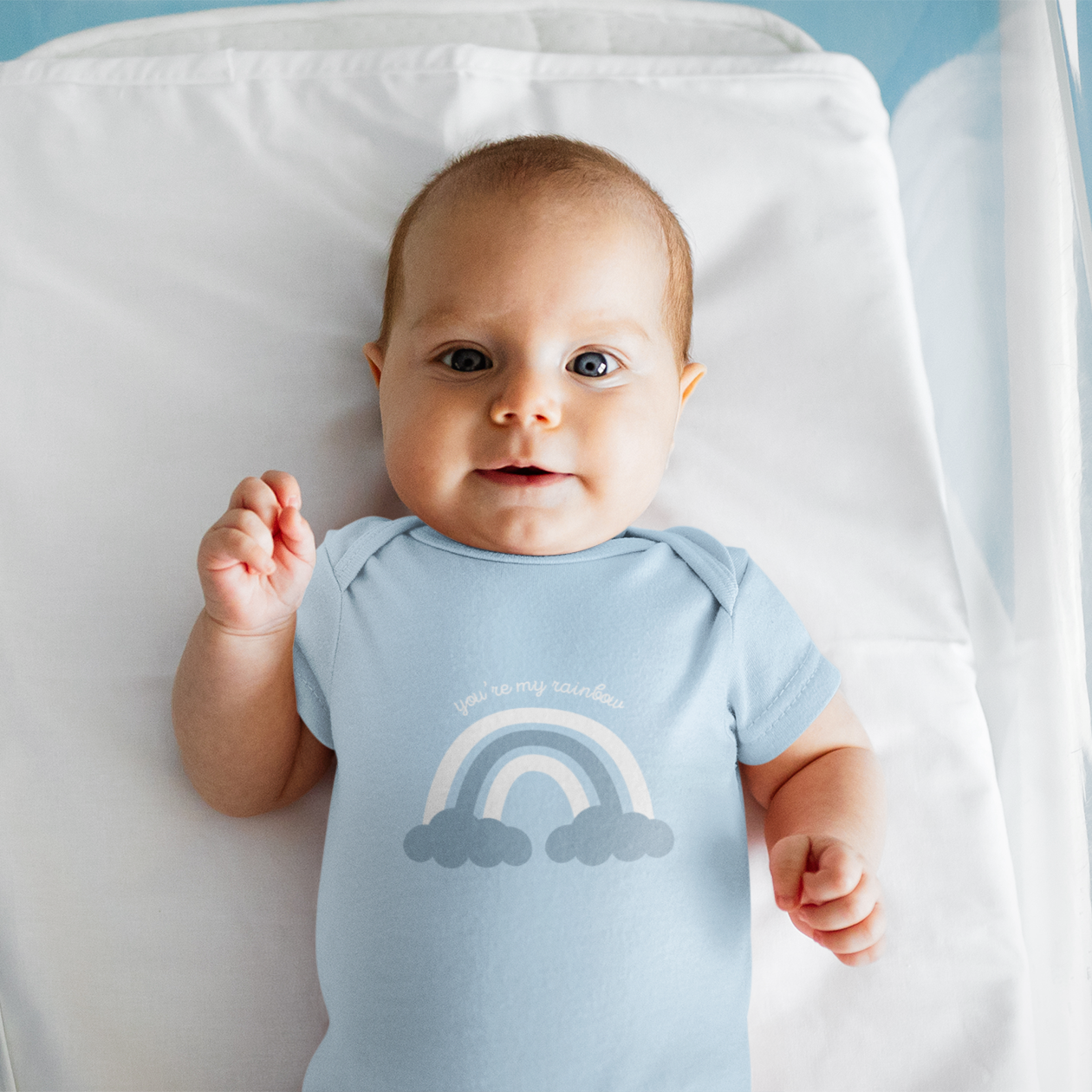 My Rainbow Infant Baby Boy Bodysuit NB-18M