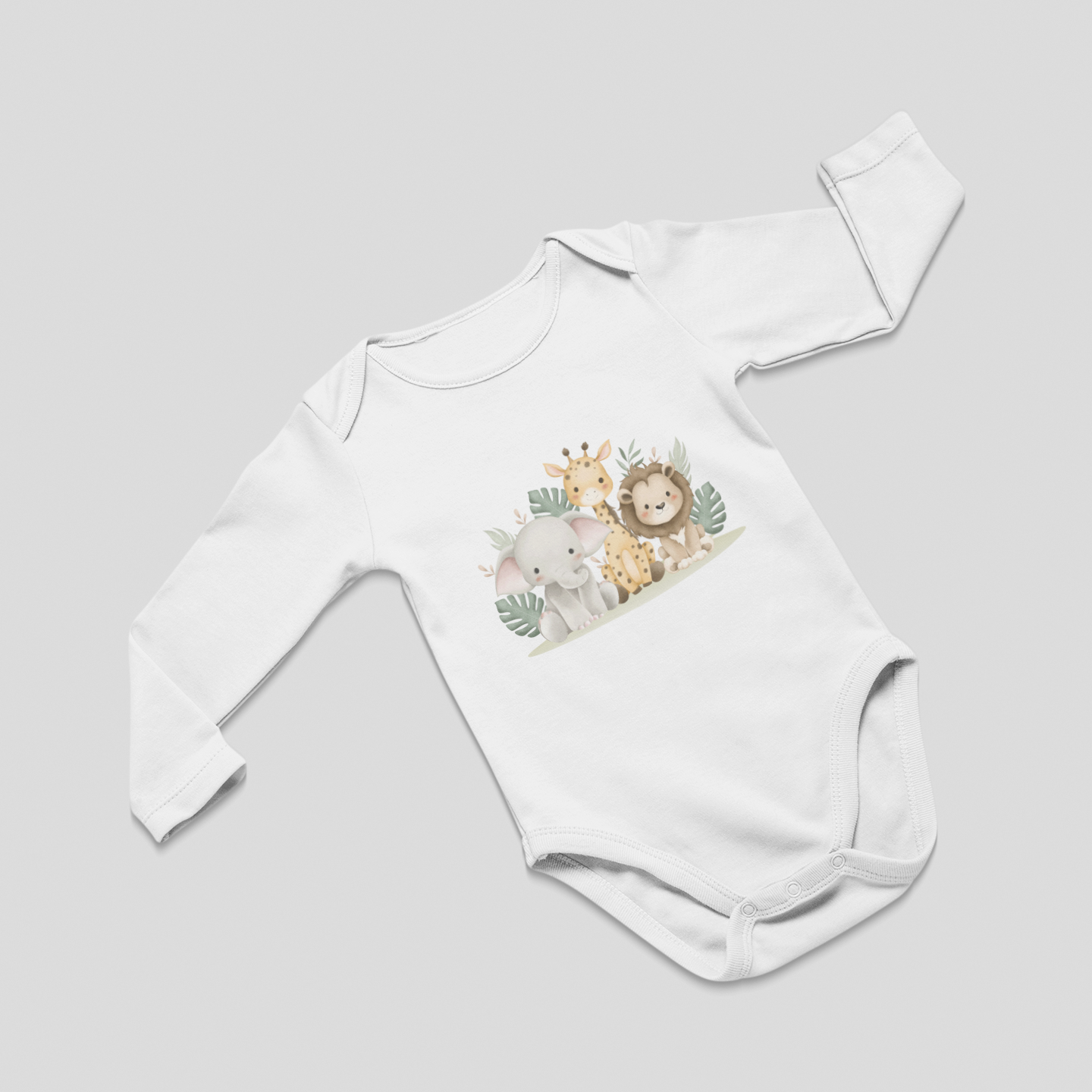 Willow Infant Baby Boy Long Sleeve Bodysuit NB-18M
