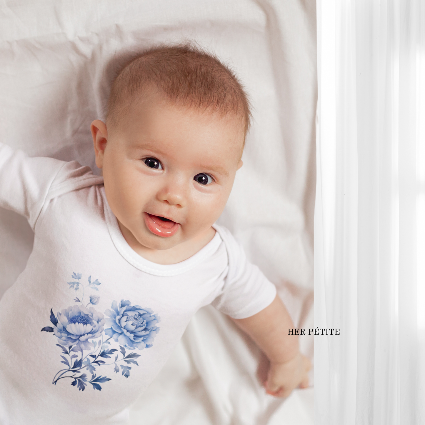 Sweet Bloom Infant Baby Girl Rib Bodysuit 6M-18M