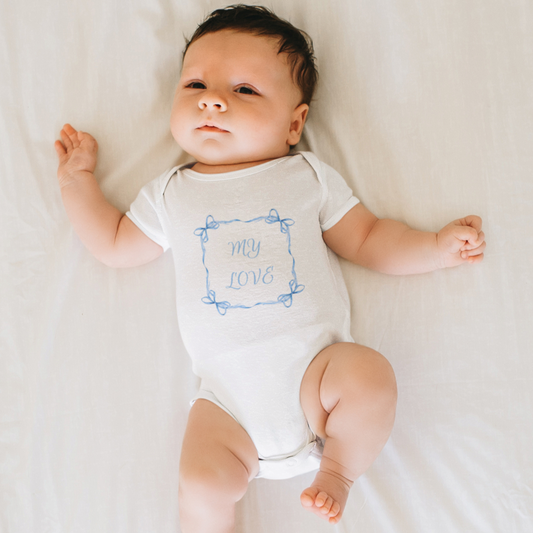 Timeless Love Infant Baby Girl Rib Bodysuit NB-12M